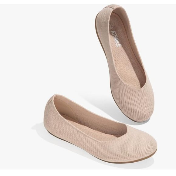 Women's Flat Ballet Shoes - Picture 1 of 5